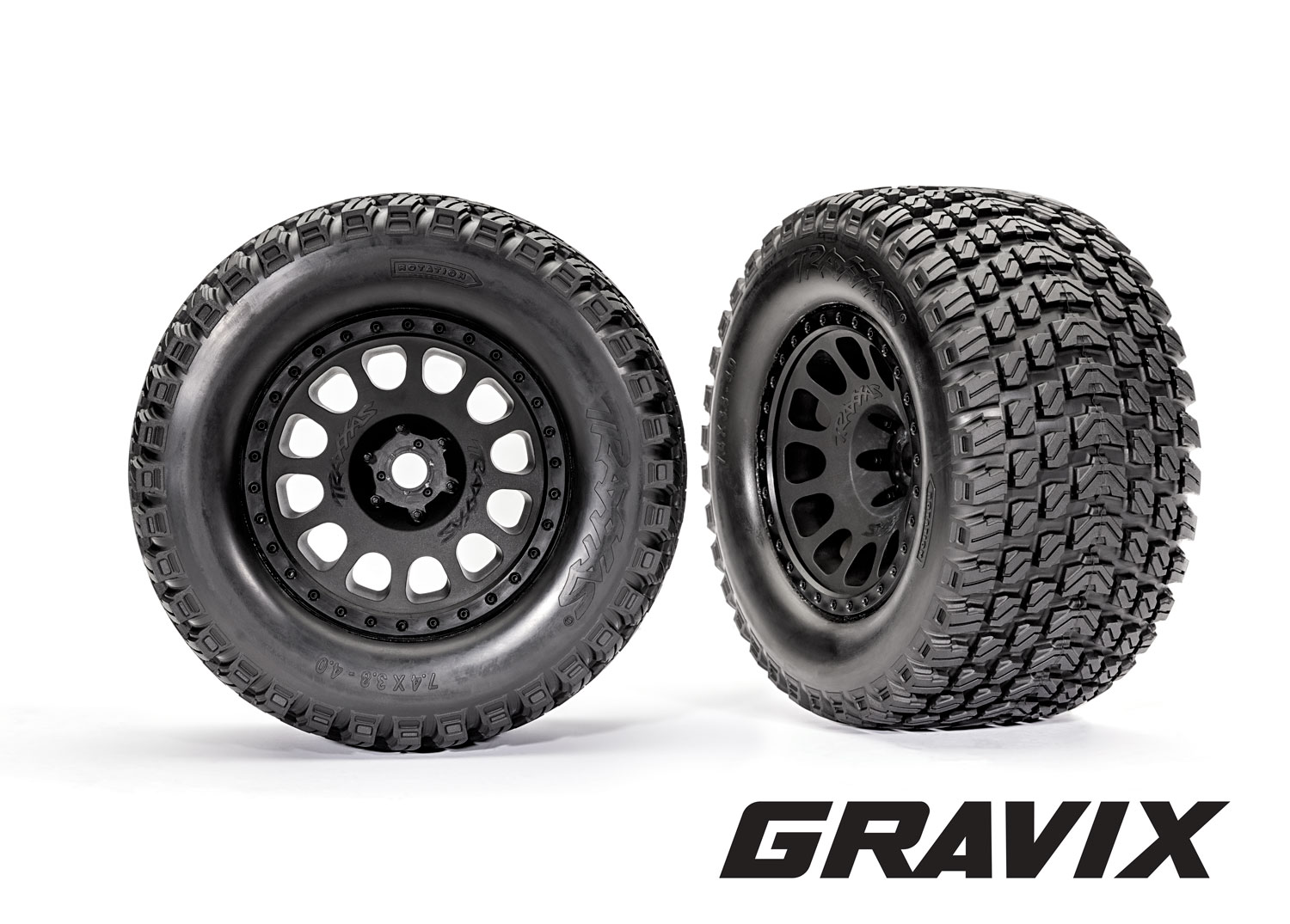 XRT Black Wheels with Gravix Race Tires (L&R)