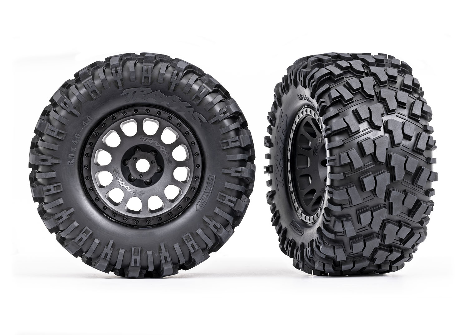 XRT Matte Black Wheels w/ Maxx AT Tires (L&R)