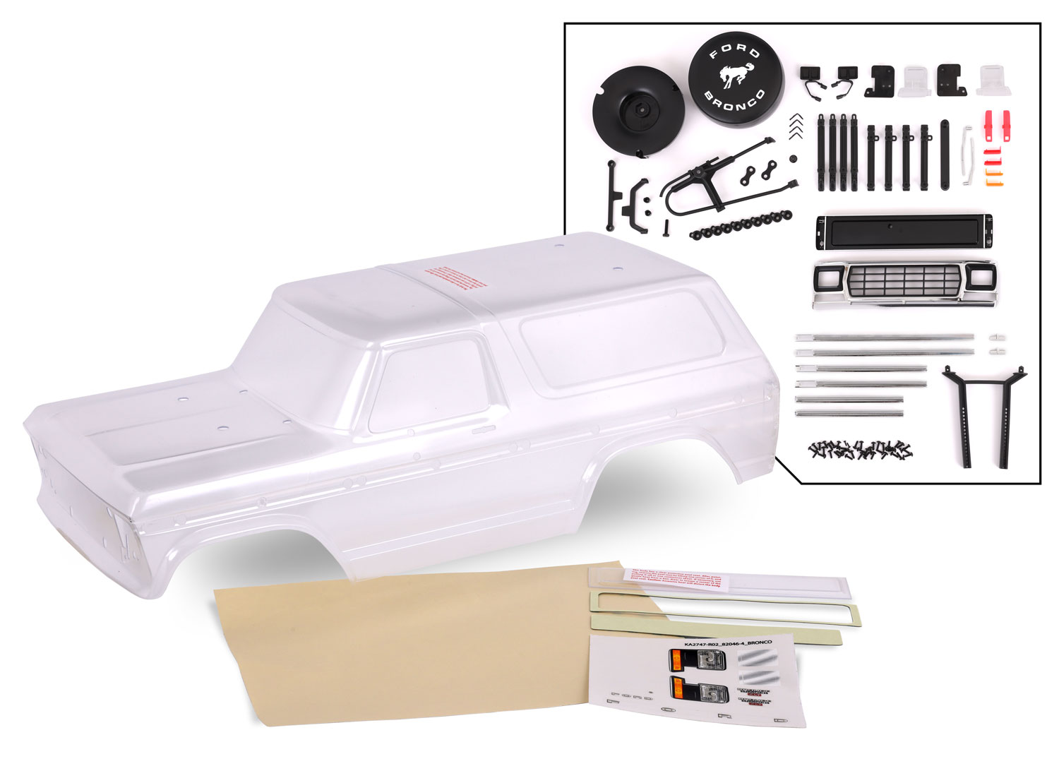 1979 TRX-4 Ford Bronco Clear Body