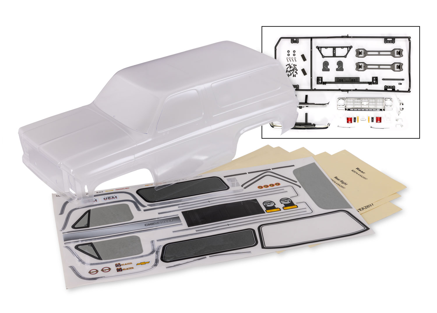 TRX-4 1979 Chevrolet Blazer Clear Clipless Body