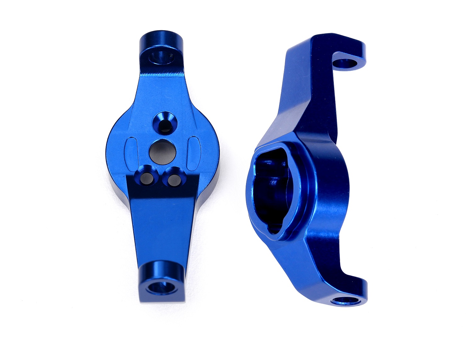 Blue Aluminum Caster Blocks (L&R)