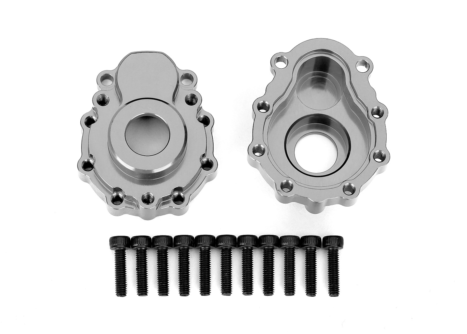 Gray Aluminum Outer Portal Housings (2)