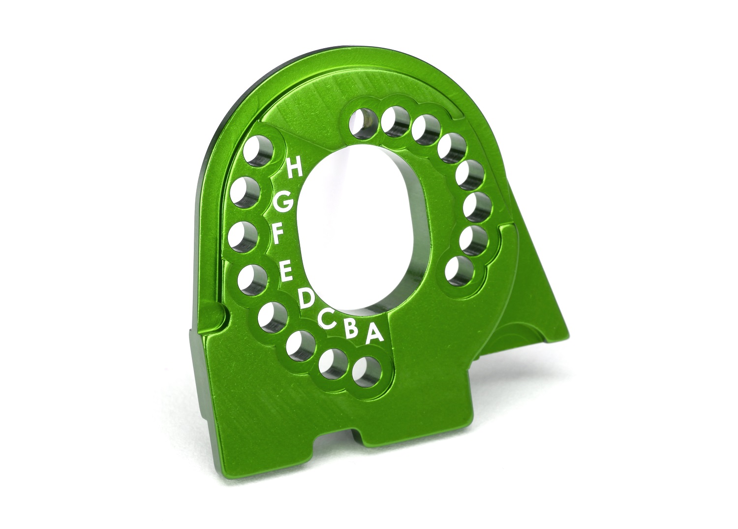 Green Aluminum Motor Mount Plate