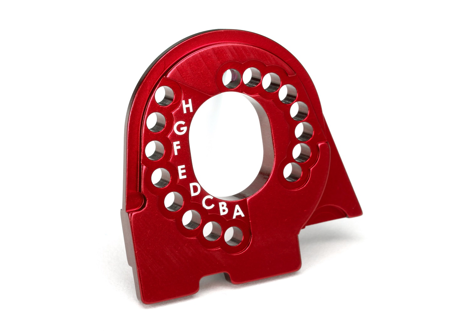 Red Aluminum Motor Mount Plate
