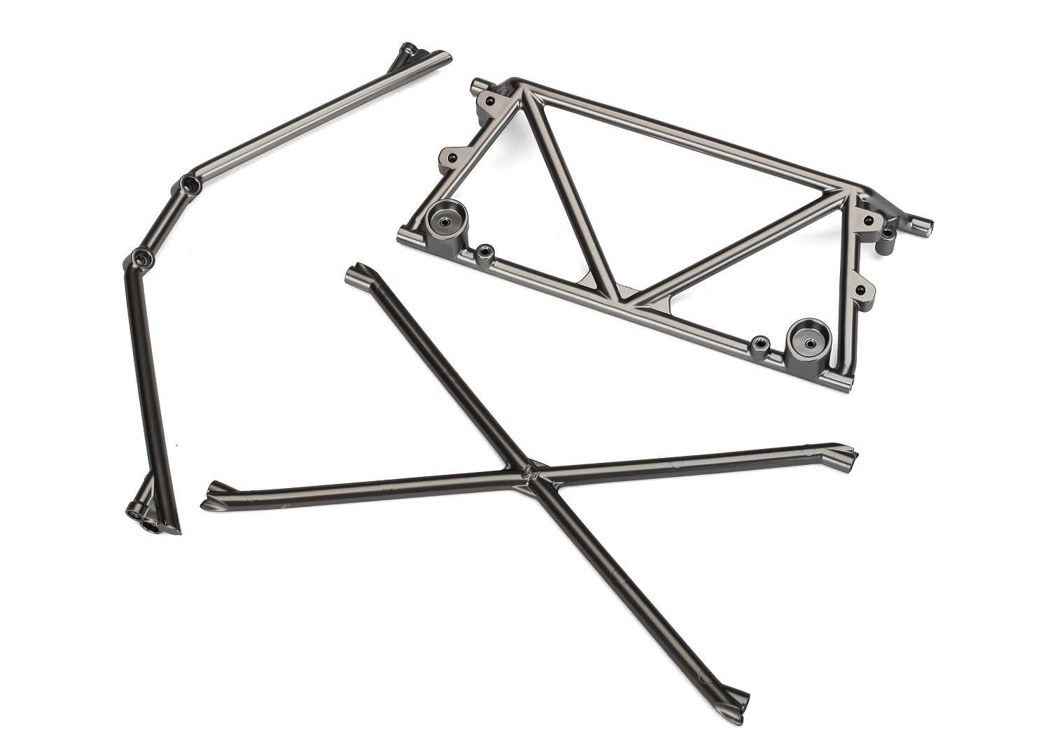 Satin Black Chrome Rear Tube Chassis Supports Satin Black Chrome Rear Tube Chassis Supports