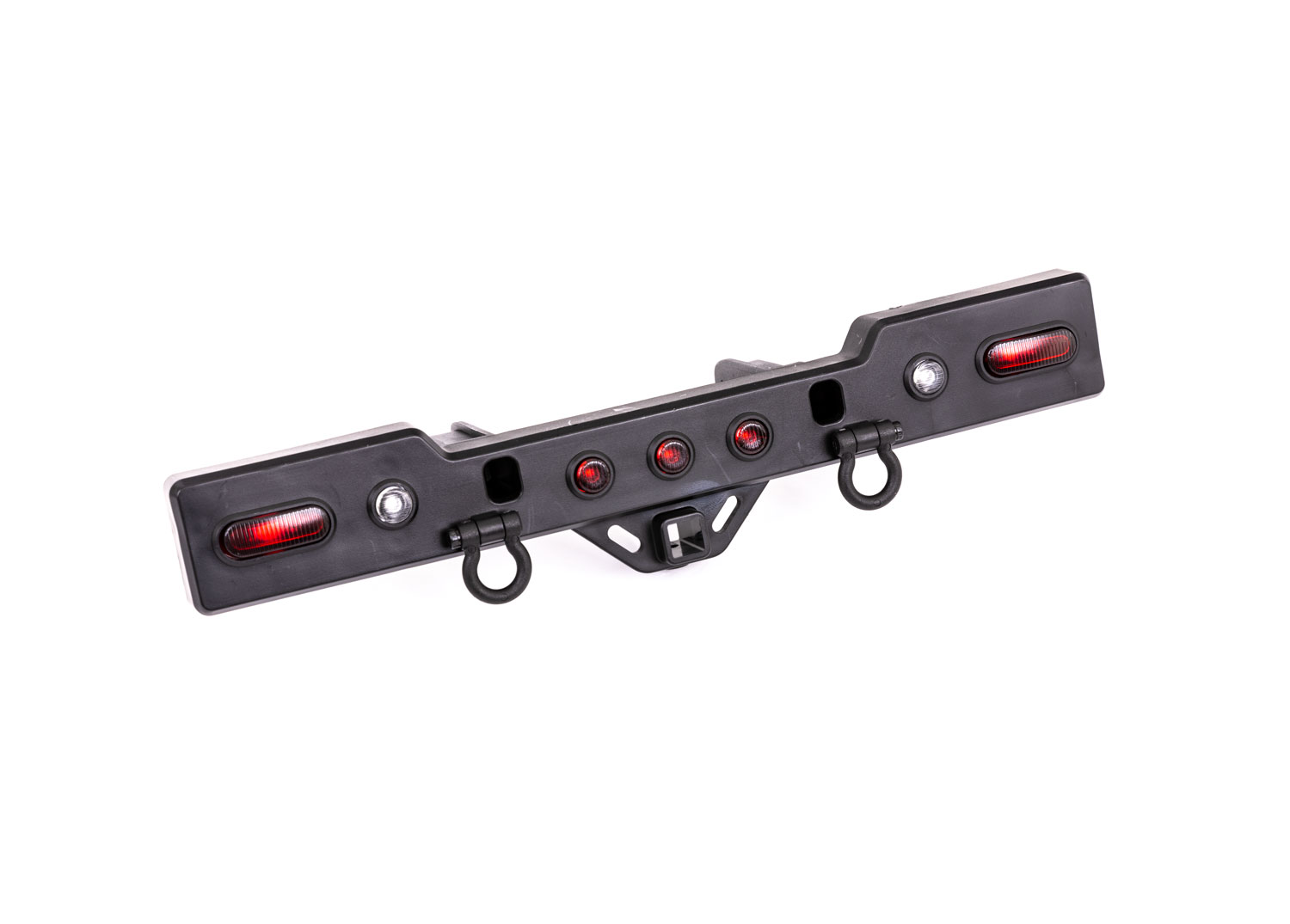 Black Chrome Rear Bumper with Lenses