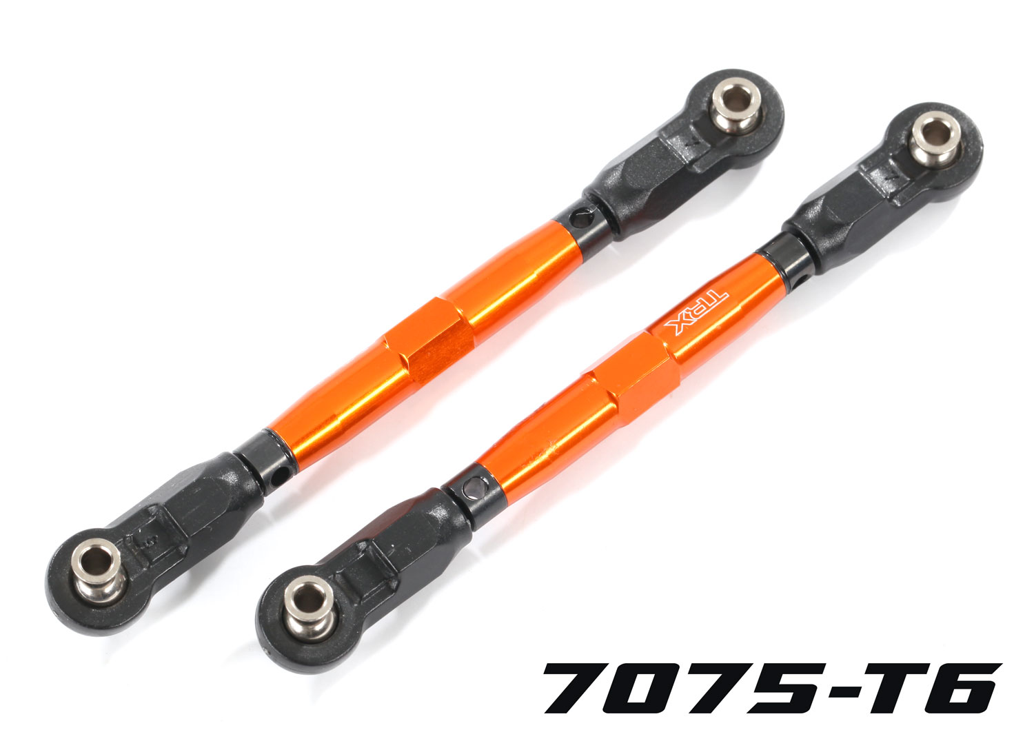 TUBES 88 mm Orange Aluminum Toe Links (2)