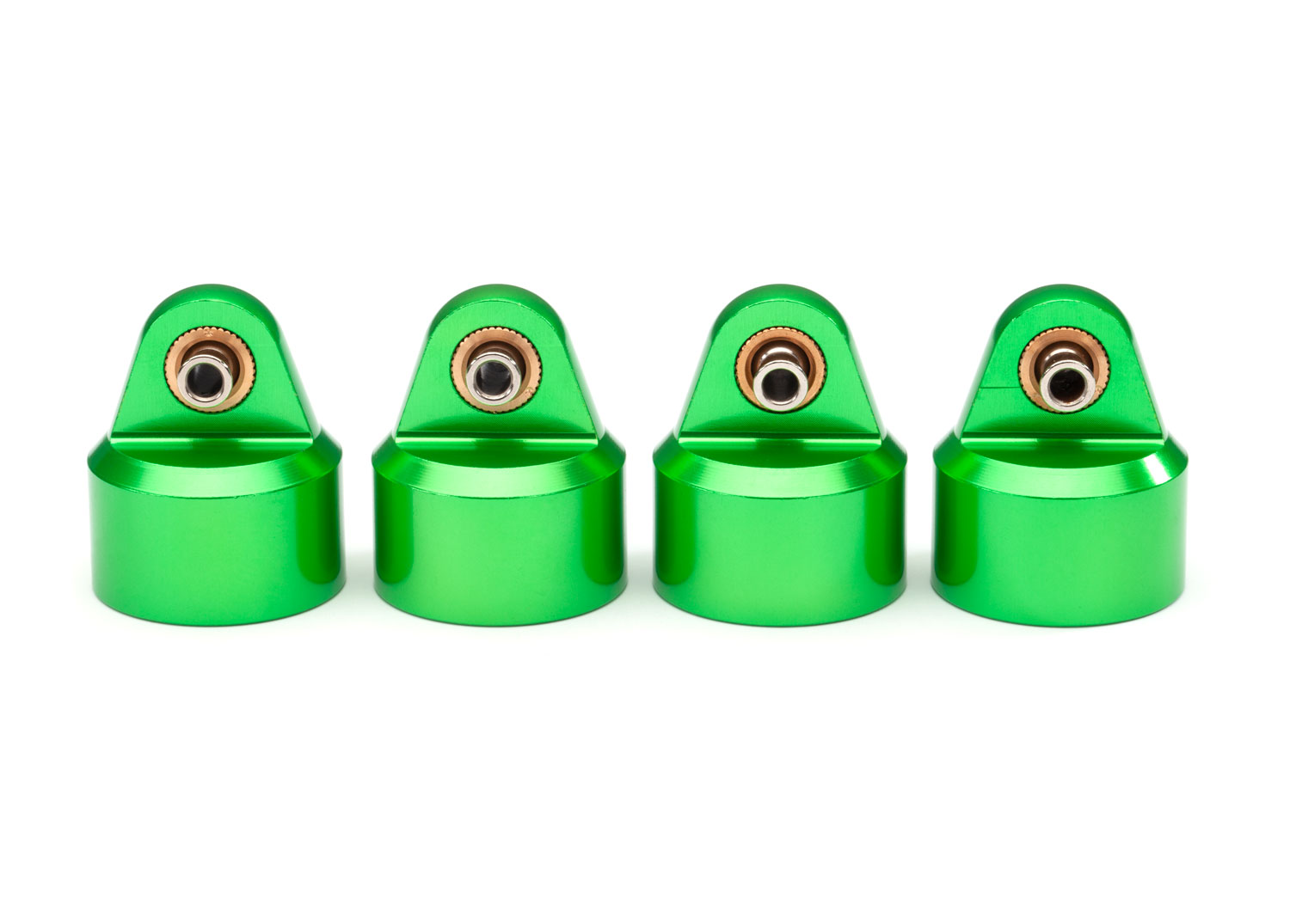 Green Aluminum GT-Maxx Shock Caps (4)
