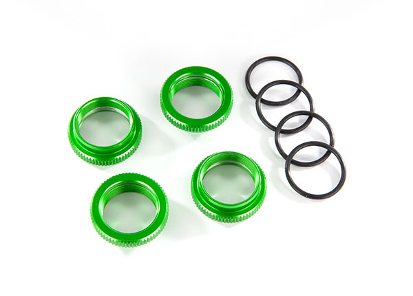 Green Aluminum GT-Maxx Spring Retainers (4)