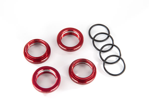 Red Aluminum GT-Maxx Spring Retainers (4)