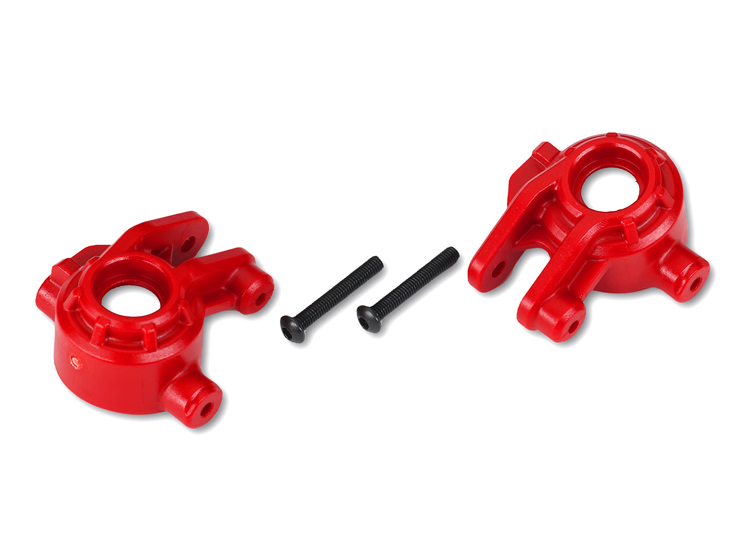 Red Extreme Heavy-Duty Steering Blocks (2) Red Extreme Heavy-Duty Steering Blocks (2)