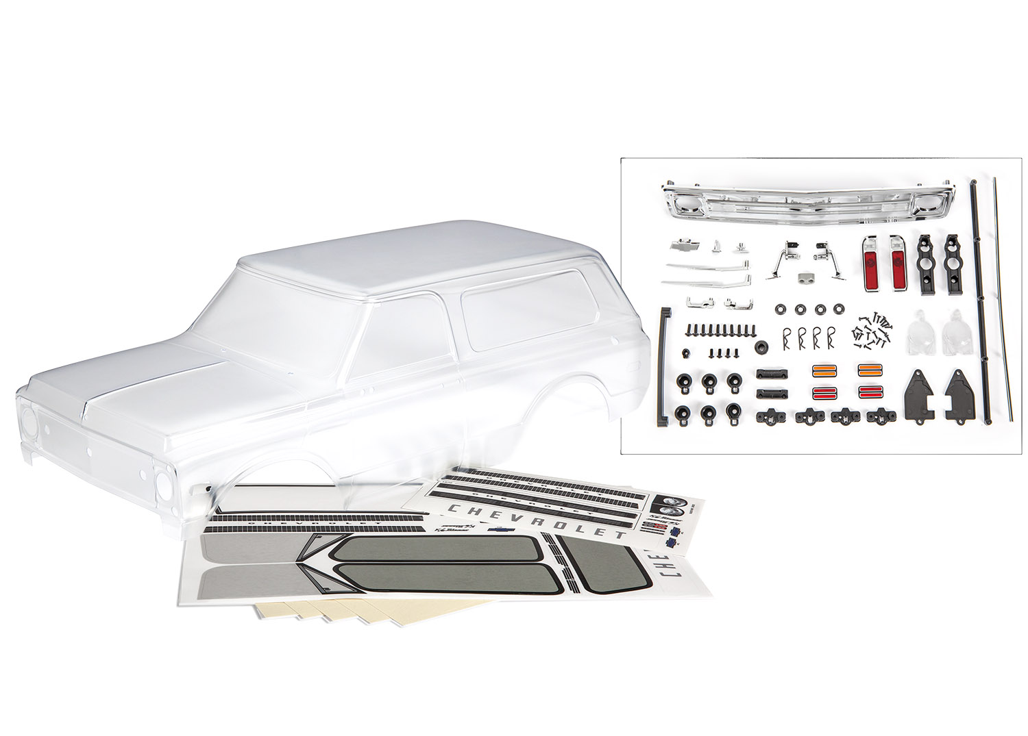 TRX-4 1969 Chevrolet Blazer Clear Body