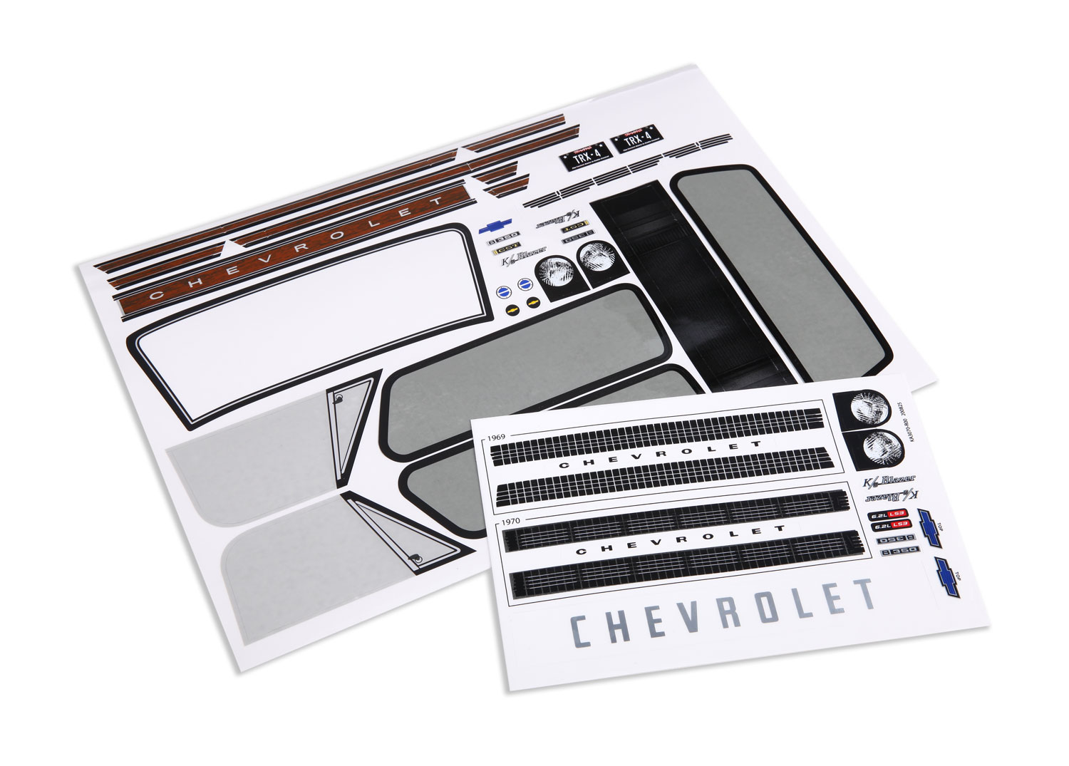 TRX-4 Chevrolet Blazer Decal Sheets TRX-4 Chevrolet Blazer Decal Sheets
