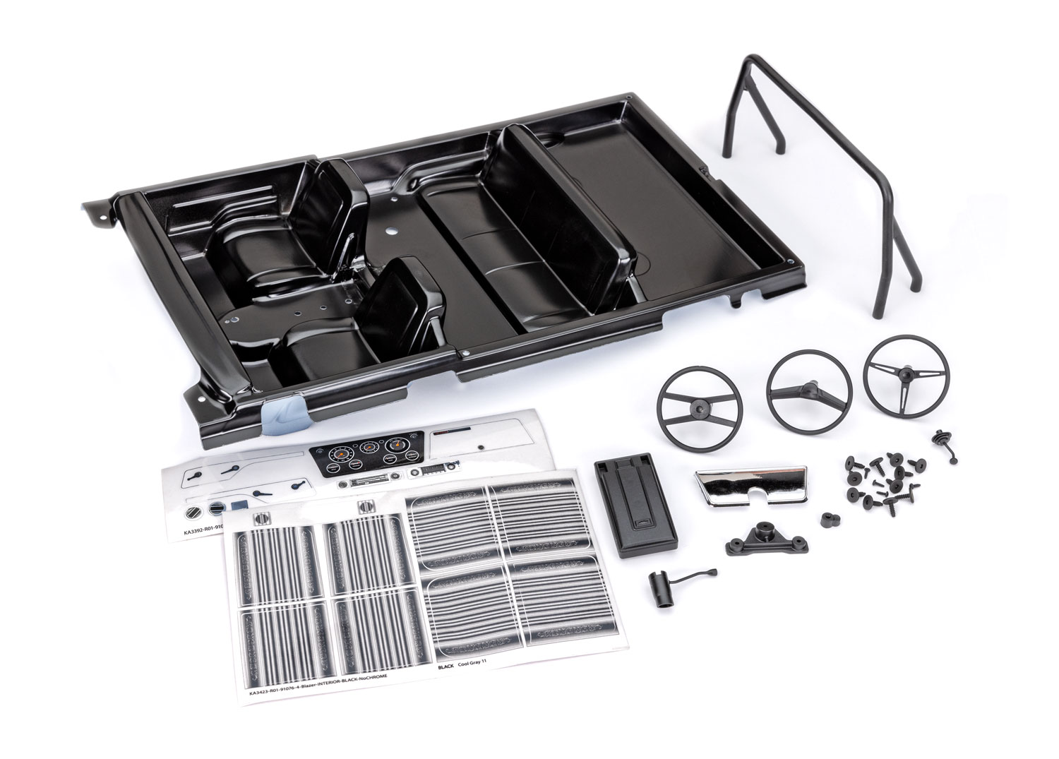 TRX-4 Chevrolet Blazer Black Interior TRX-4 Chevrolet Blazer Black Interior