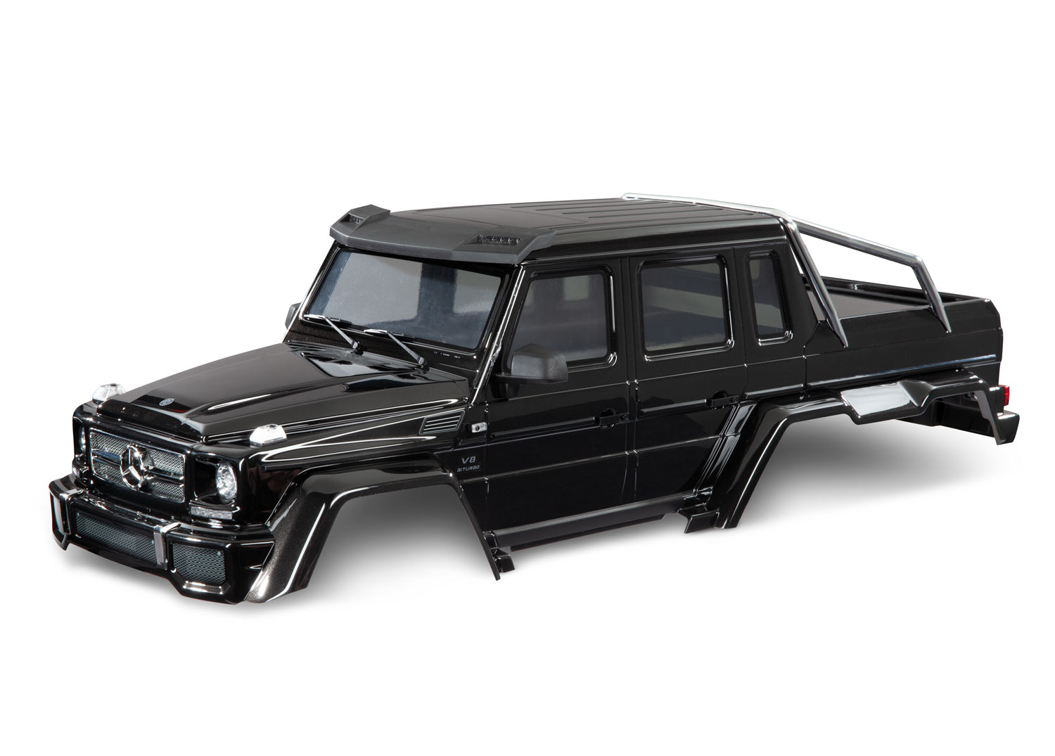 TRX-4 Mercedes-Benz G 63 AMG 6x6 Black Clipless Body