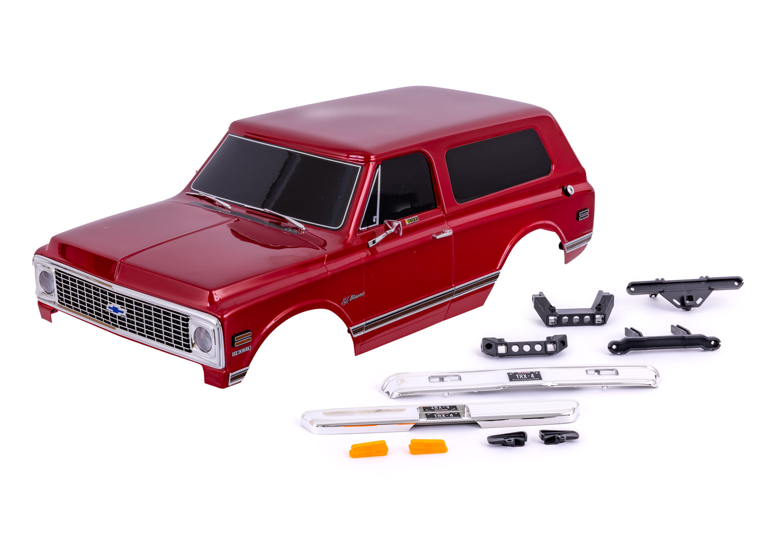 TRX-4 1972 Chevrolet Blazer Red Clipless Body