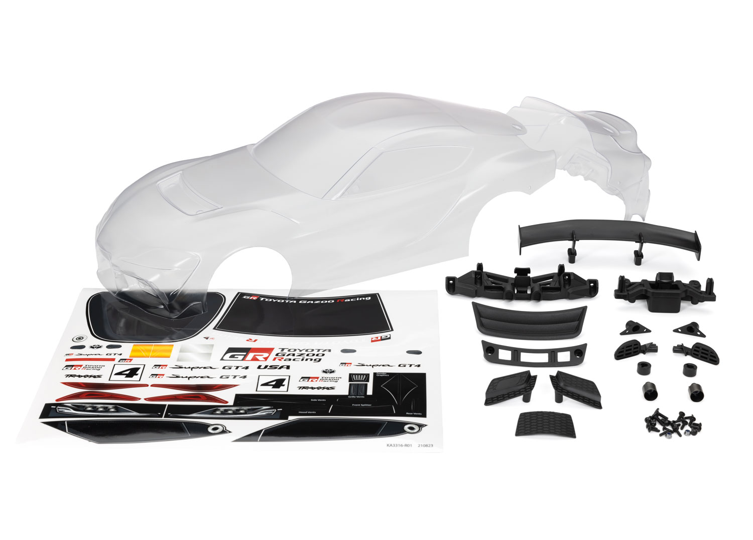 4-Tec 3.0 Toyota Supra GT4 Clear Body