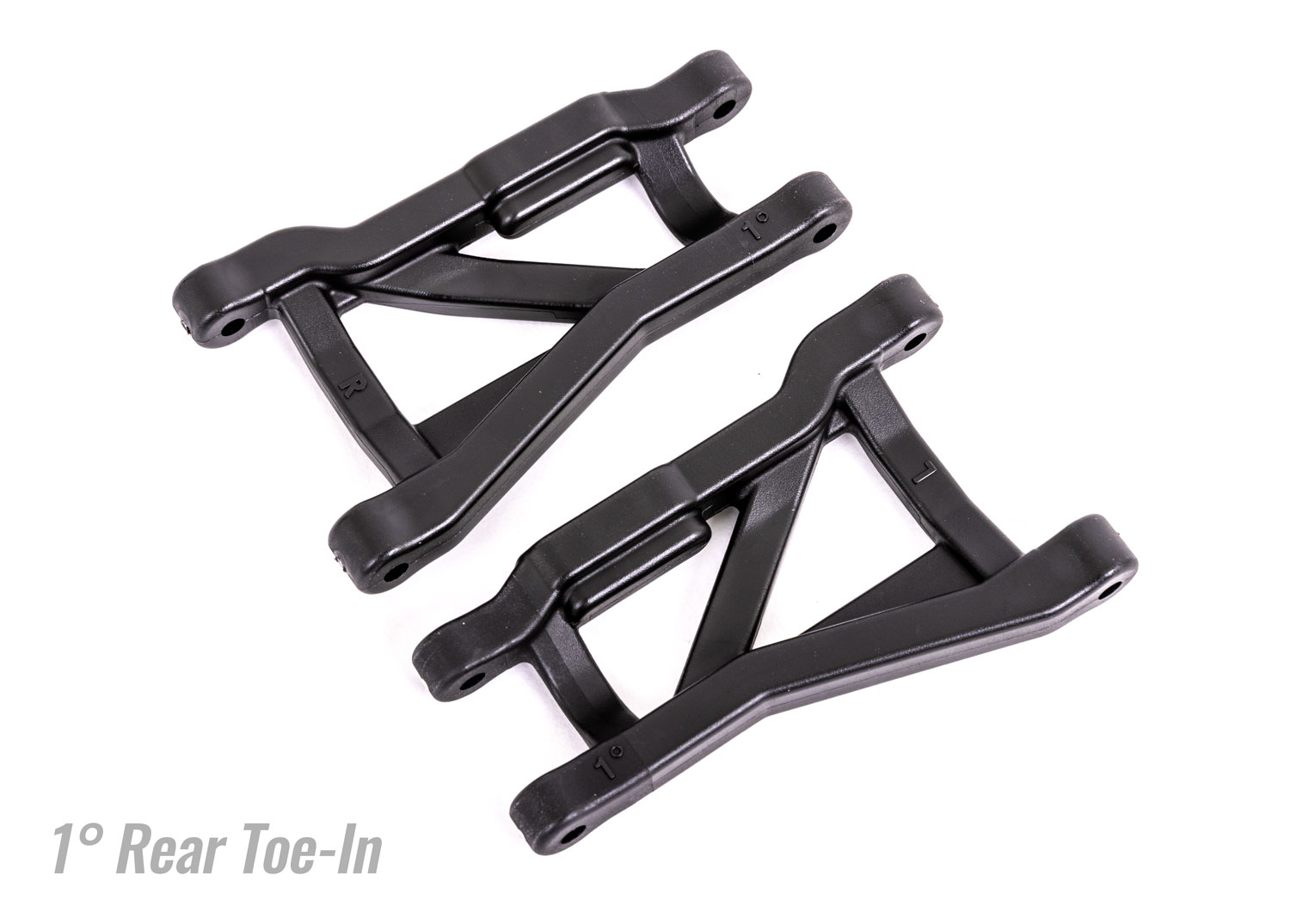 Black Rear HD Suspension Arms 1-Degree Toe Angle (2)