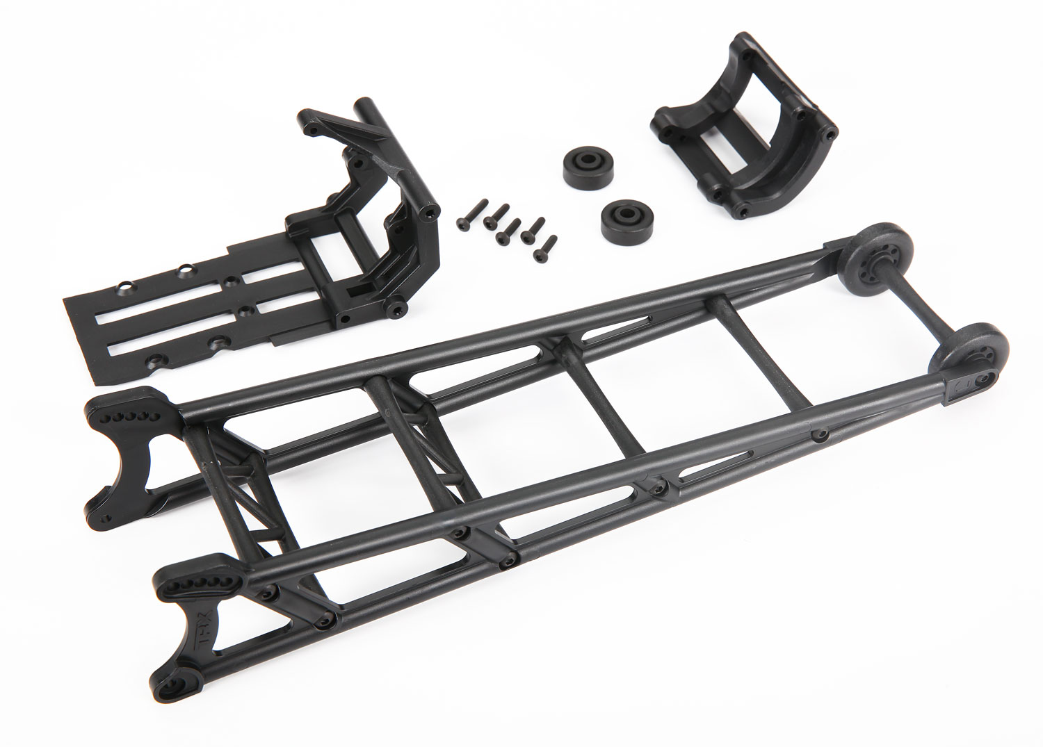 Black Extended Wheelie Bar and Mount