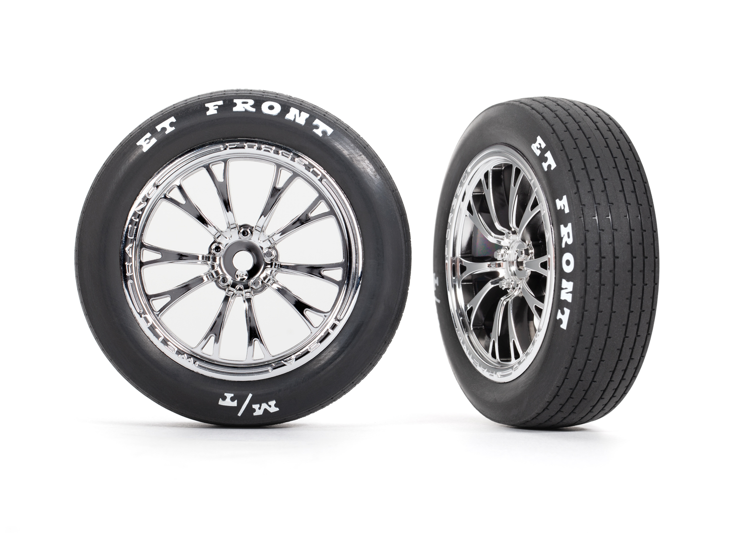 Weld Chrome Front Wheels & MT Tires (2) Weld Chrome Front Wheels & MT Tires (2)