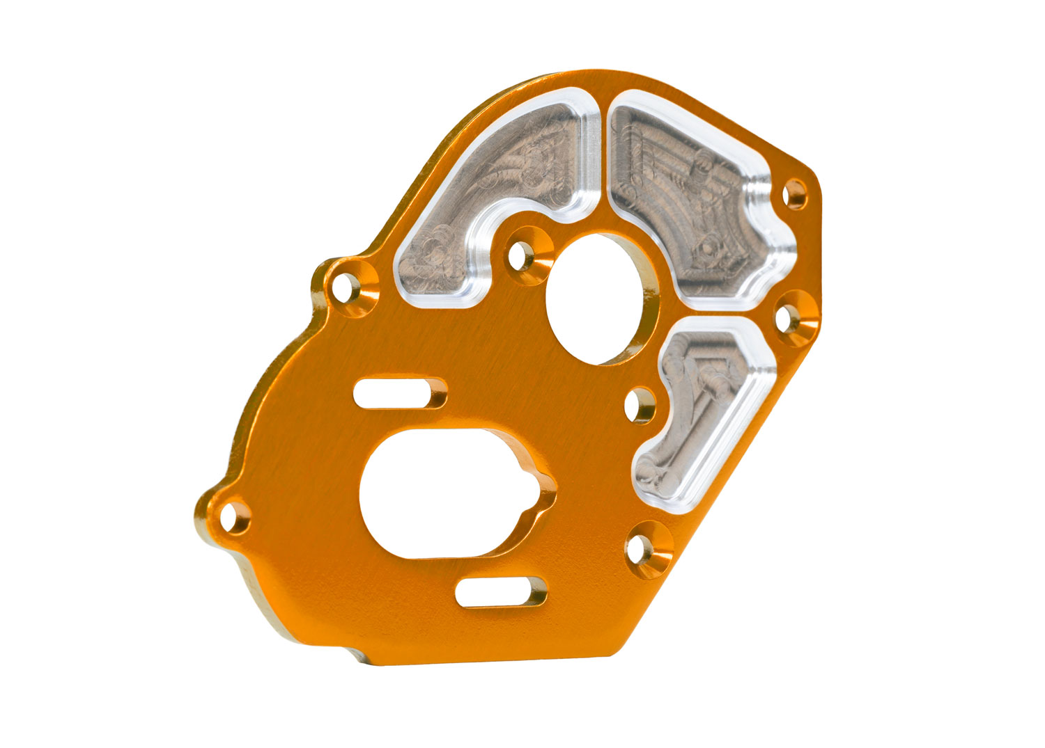 4 mm Orange Aluminum Motor Plate 4 mm Orange Aluminum Motor Plate