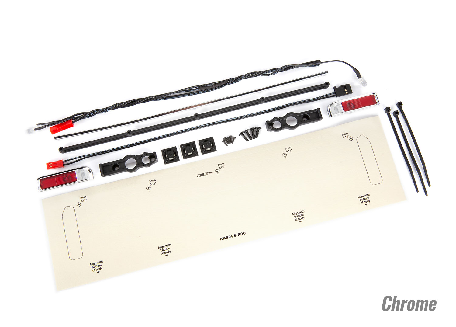 Drag Slash Red LED Tail Lights w/ Chrome Trim Drag Slash Red LED Tail Lights w/ Chrome Trim