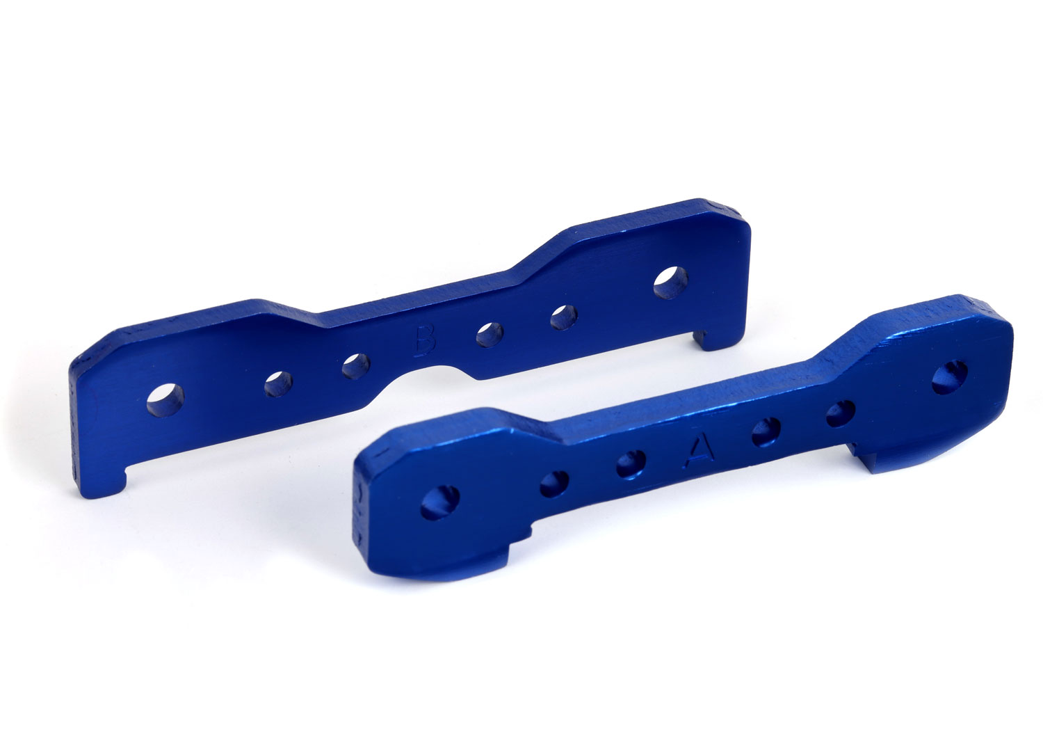 Blue 6061-T6 Aluminum Front Tie Bars (2) Blue 6061-T6 Aluminum Front Tie Bars (2)