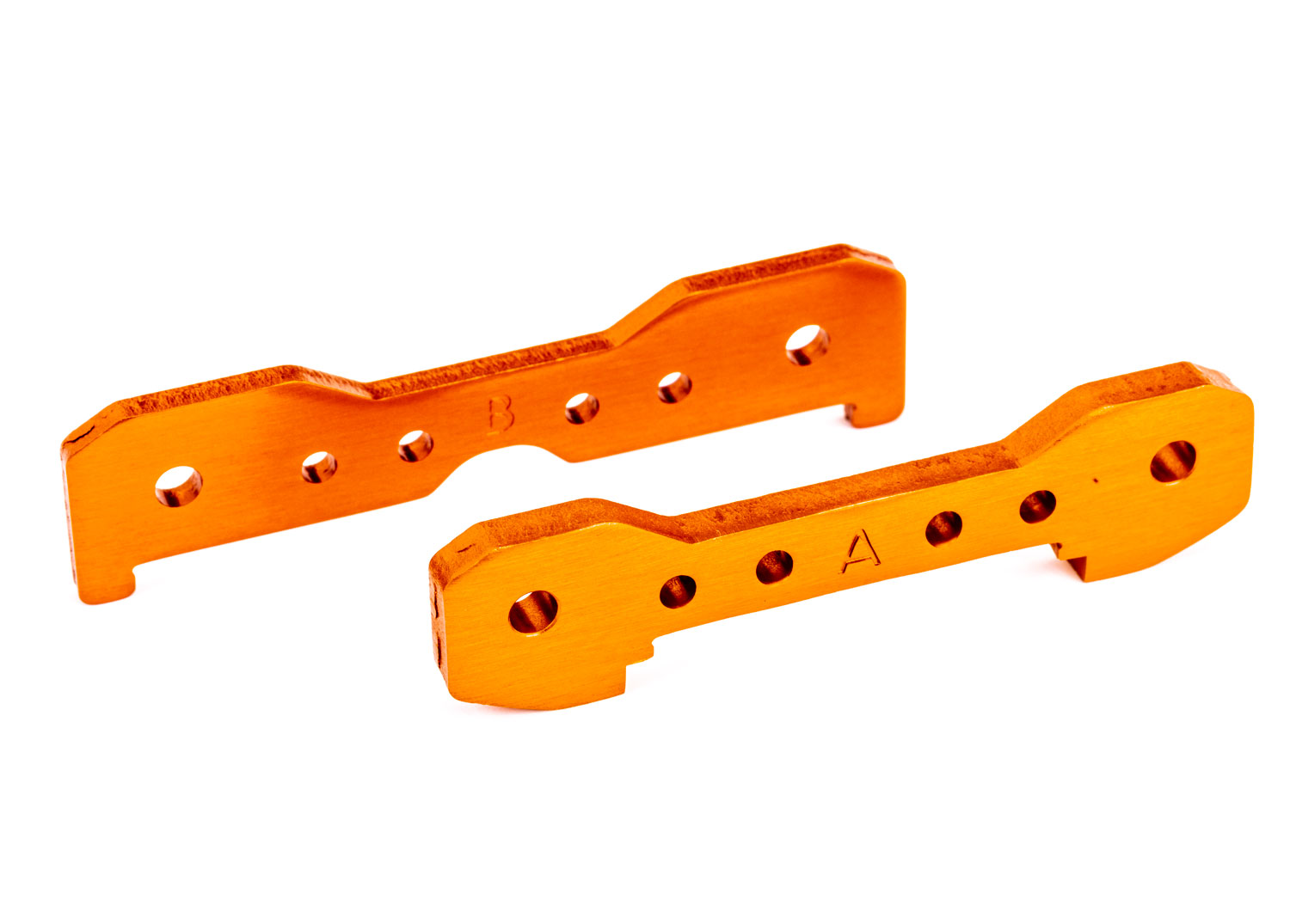 Orange 6061-T6 Aluminum Front Tie Bars (2) Orange 6061-T6 Aluminum Front Tie Bars (2)