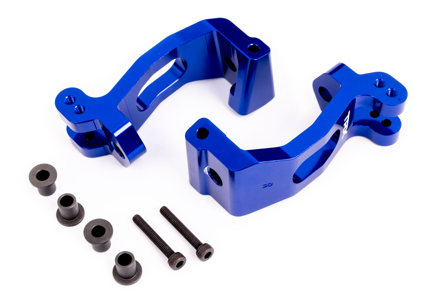 Blue 6061-T6 Aluminum Caster Blocks