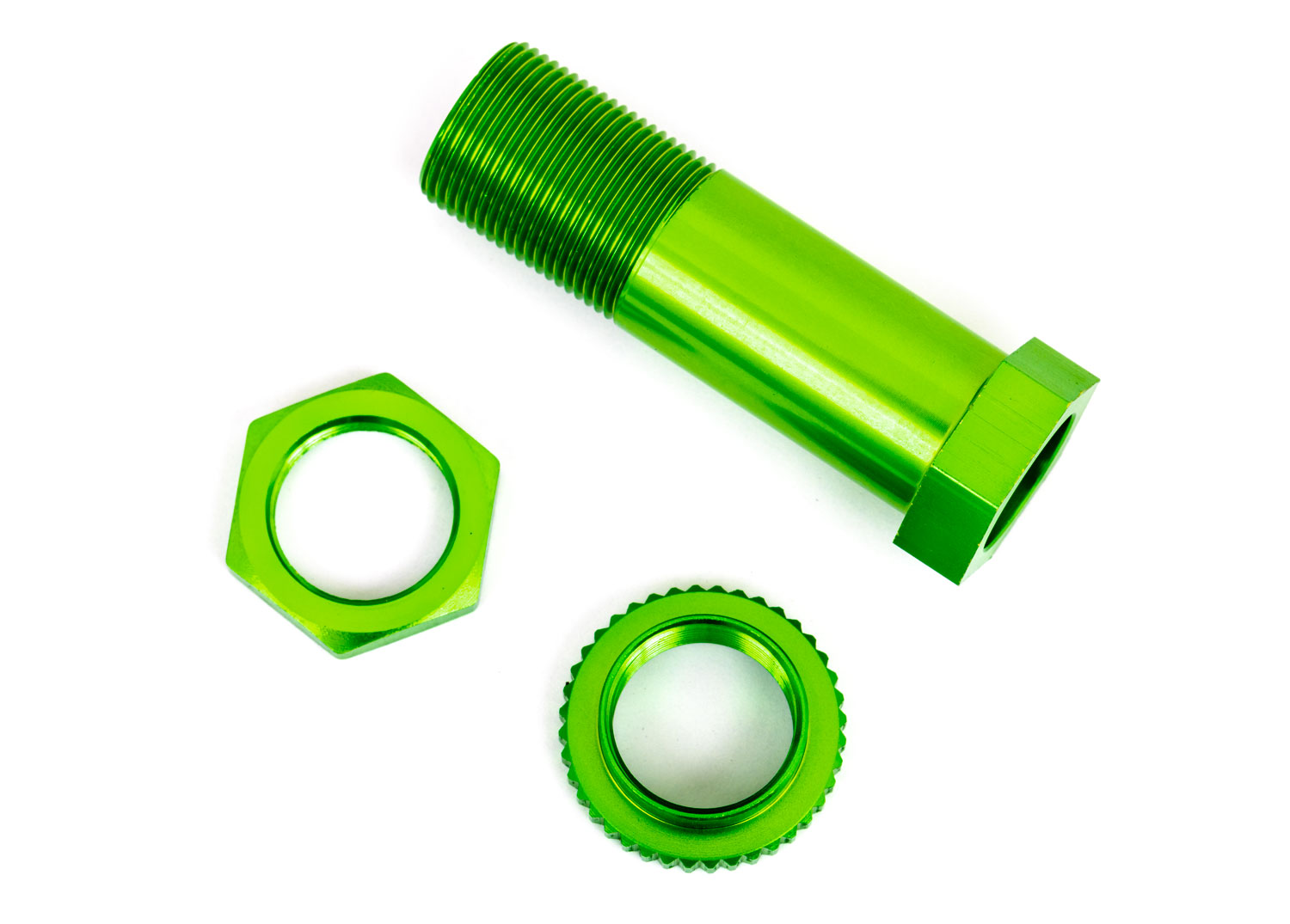 Green Aluminum Servo Saver Post with Locknut Green Aluminum Servo Saver Post with Locknut
