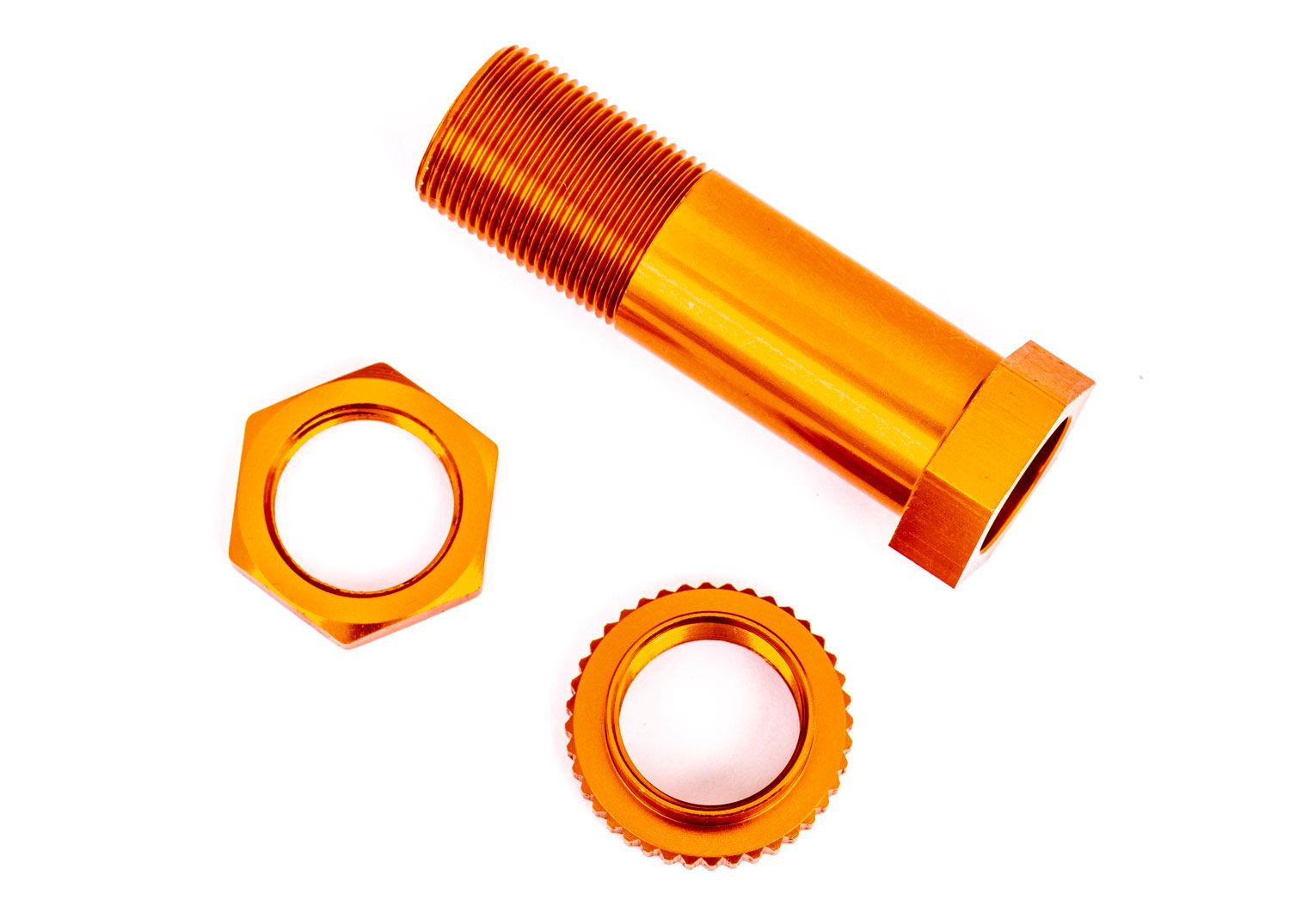 Orange Aluminum Servo Saver Post with Locknut Orange Aluminum Servo Saver Post with Locknut