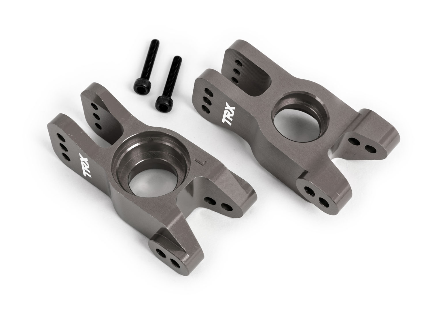 Gray Aluminum Stub Axle Carriers (L&R) Gray Aluminum Stub Axle Carriers (L&R)