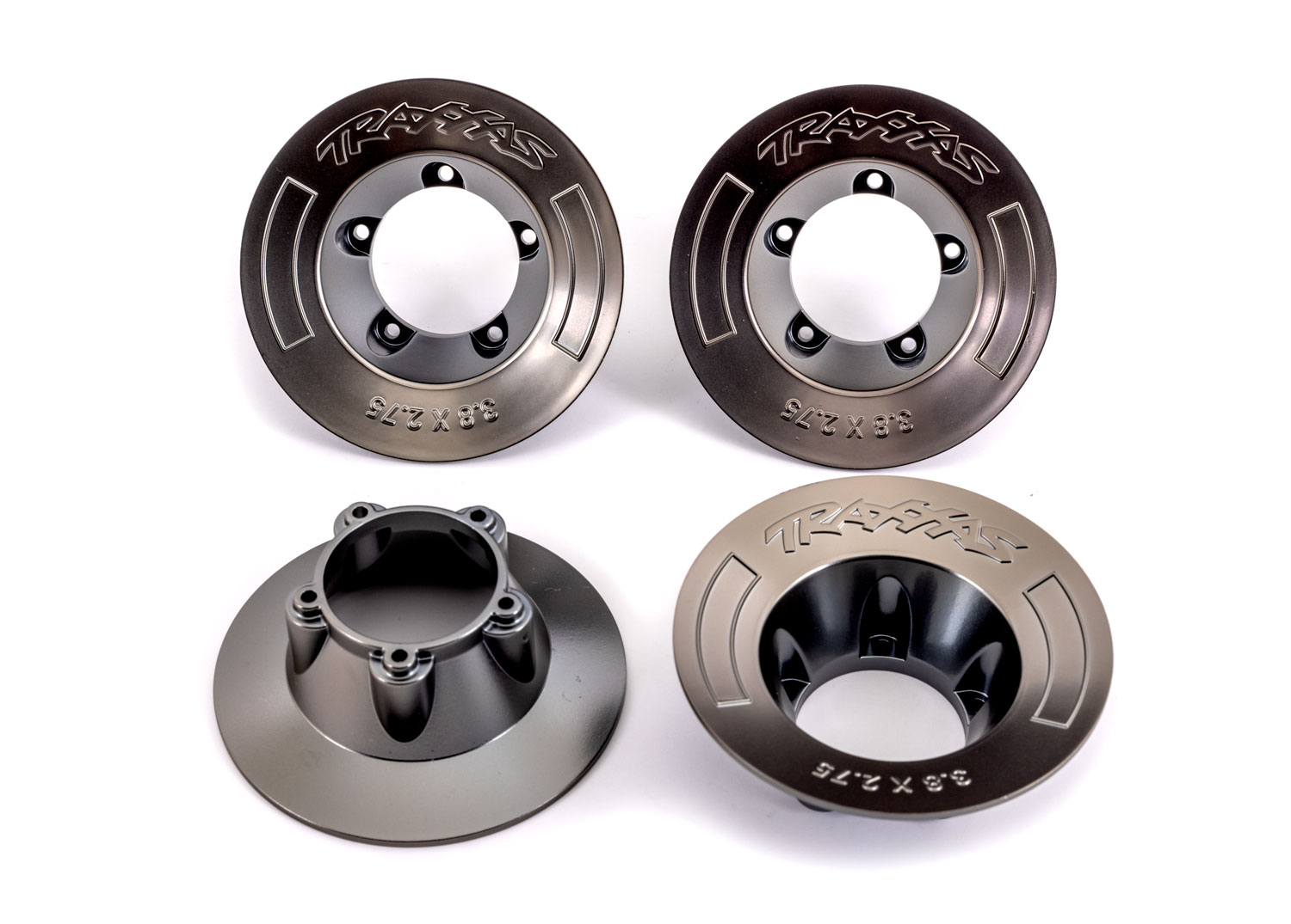 Satin Black Chrome Wheel Covers (4)
