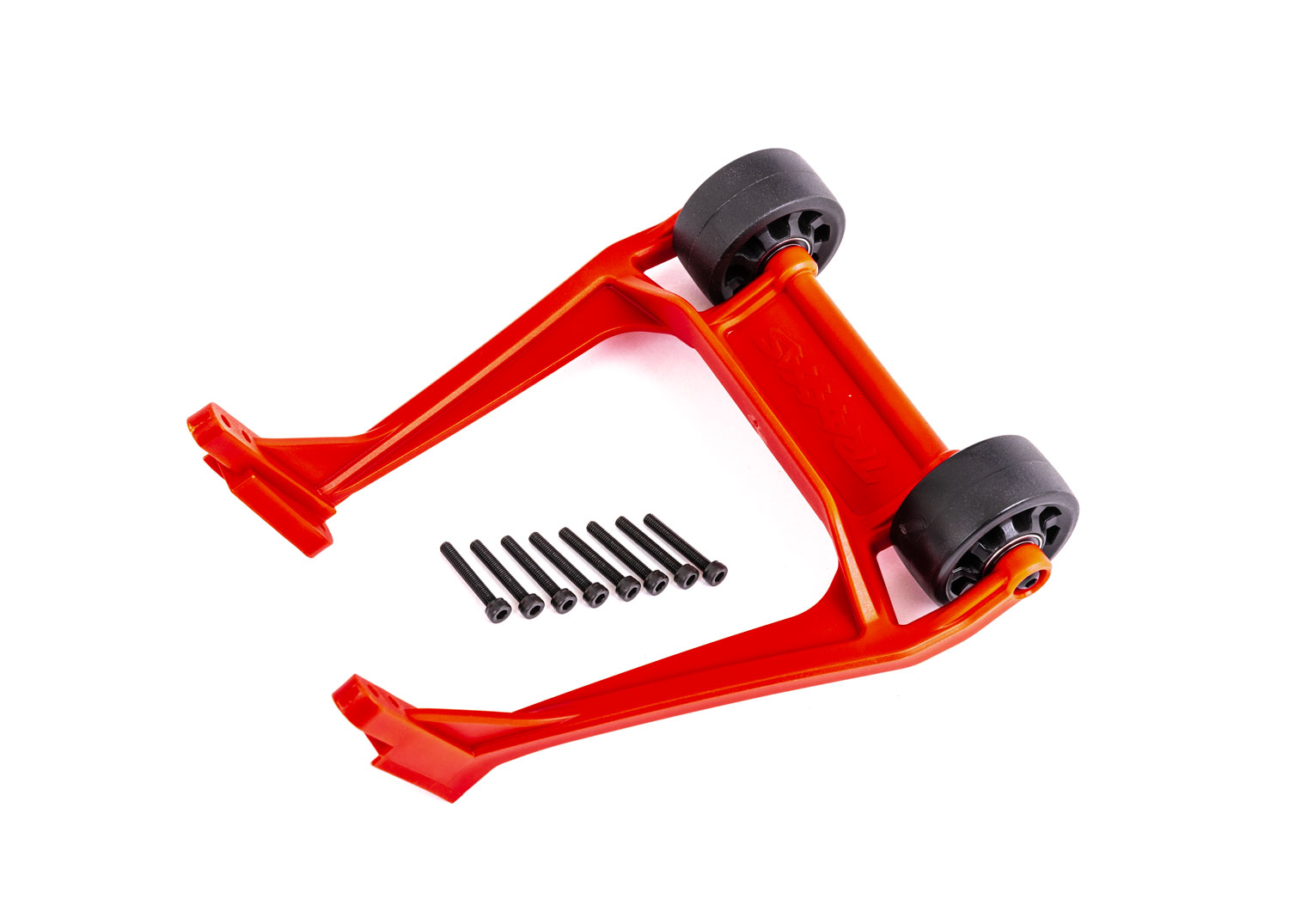 Assembled Red Wheelie Bar w/ Hardware