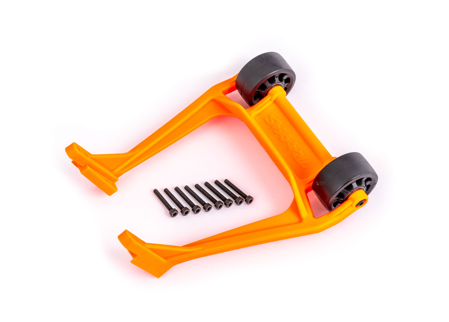 Assembled Orange Wheelie Bar w/ Hardware