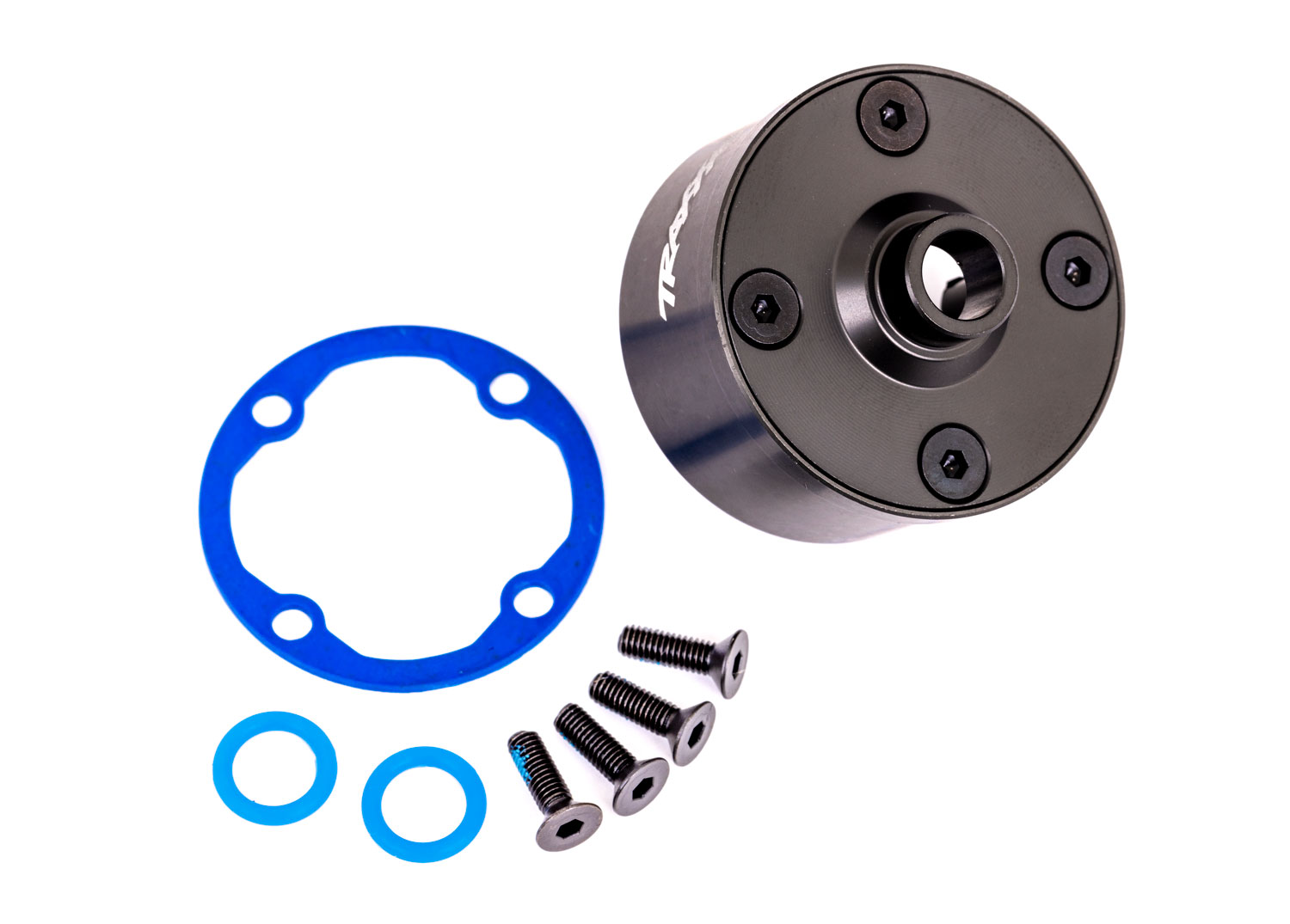 Gray Aluminum Differential Carrier & Hardware