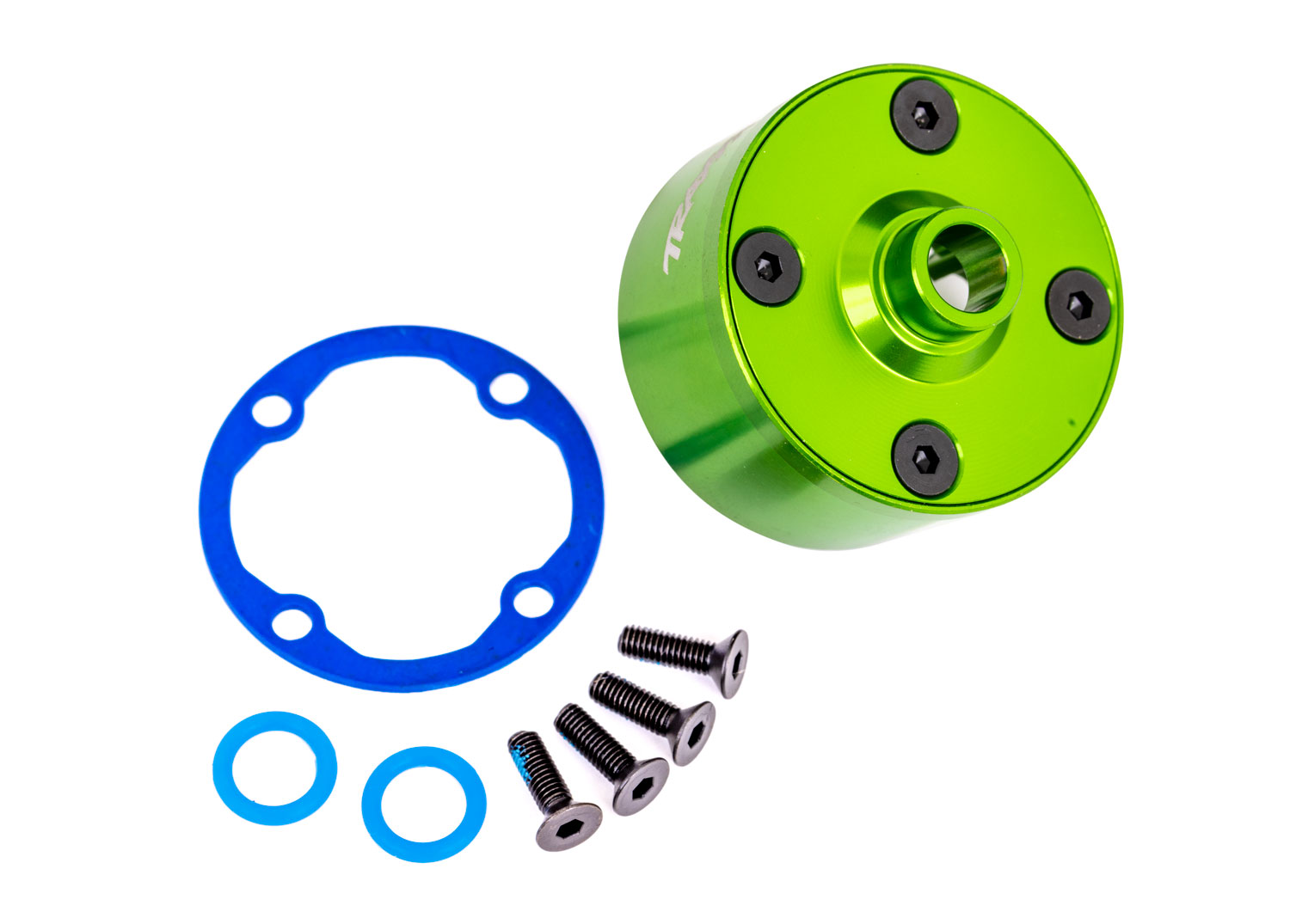 Green Aluminum Differential Carrier & Hardware