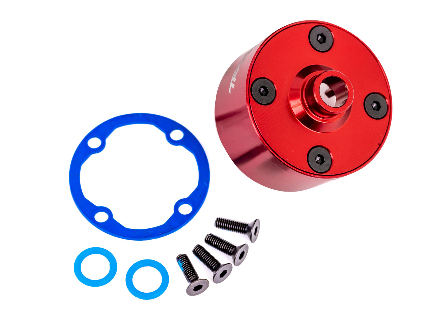 Red Aluminum Differential Carrier & Hardware