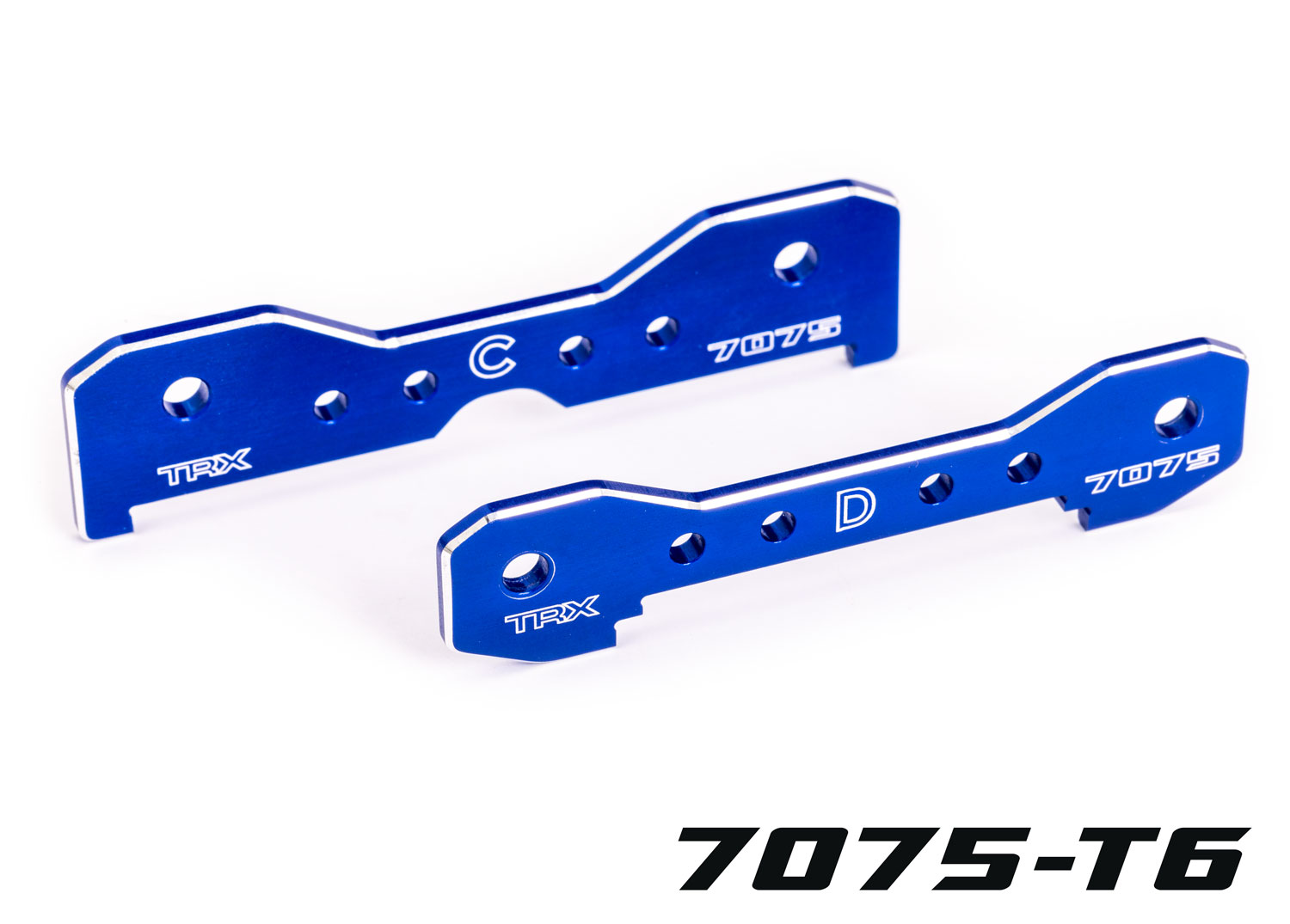 Blue 7075-T6 Aluminum Sledge Rear Tie Bars Blue 7075-T6 Aluminum Sledge Rear Tie Bars
