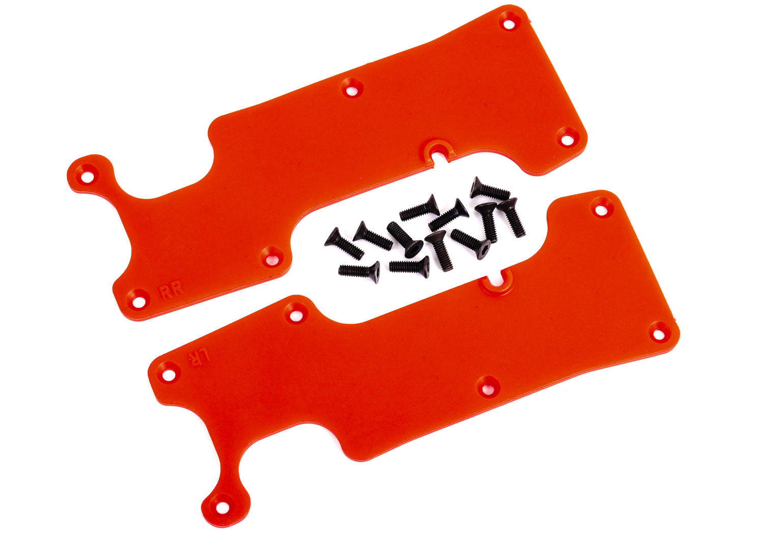 Red Rear Suspension Arm Covers (2) Red Rear Suspension Arm Covers (2)