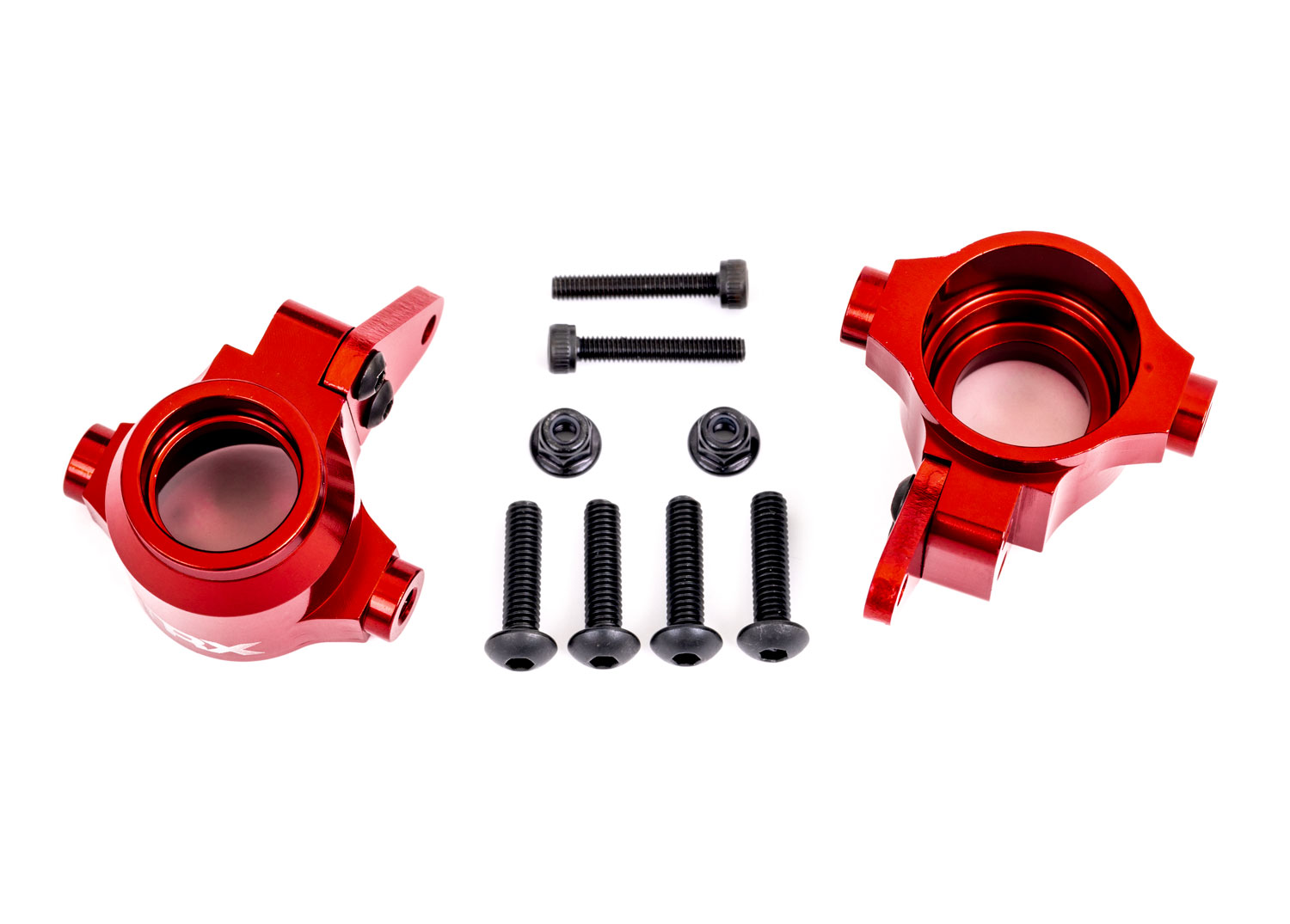 Red Aluminum Steering Blocks (L&R) Red Aluminum Steering Blocks (L&R)