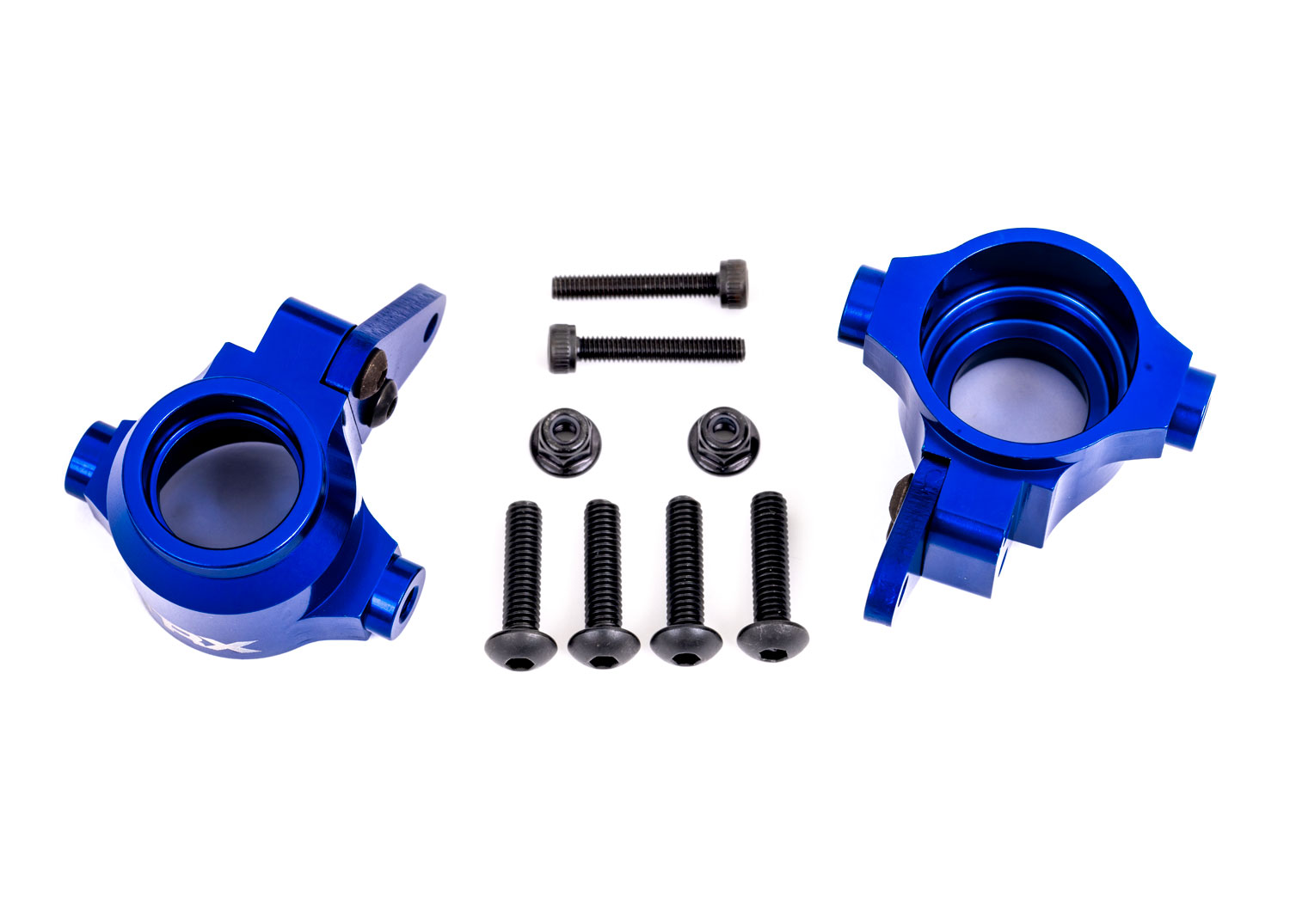 Blue Aluminum Steering Blocks(L&R) Blue Aluminum Steering Blocks(L&R)