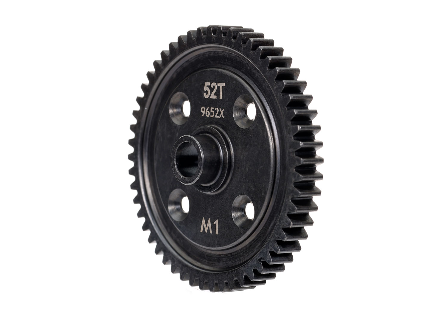 52-Tooth Machined Steel Spur Gear (1.0 Mod)
