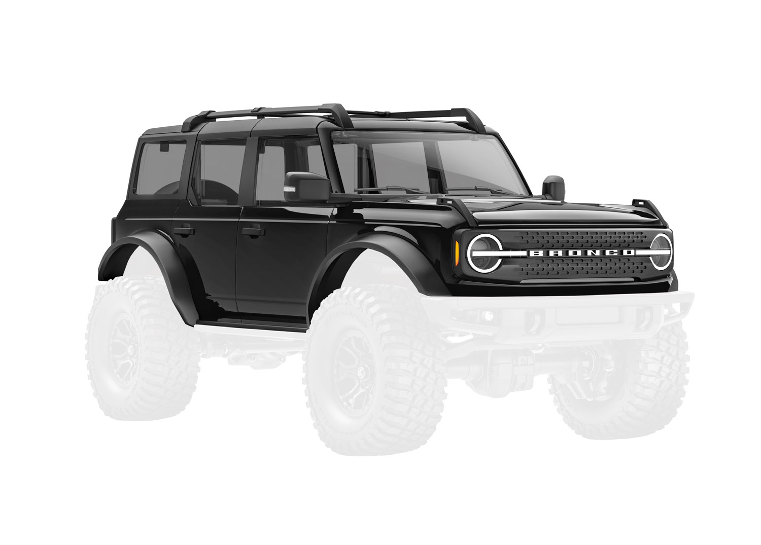 TRX-4M Ford Bronco Assembled Black Body