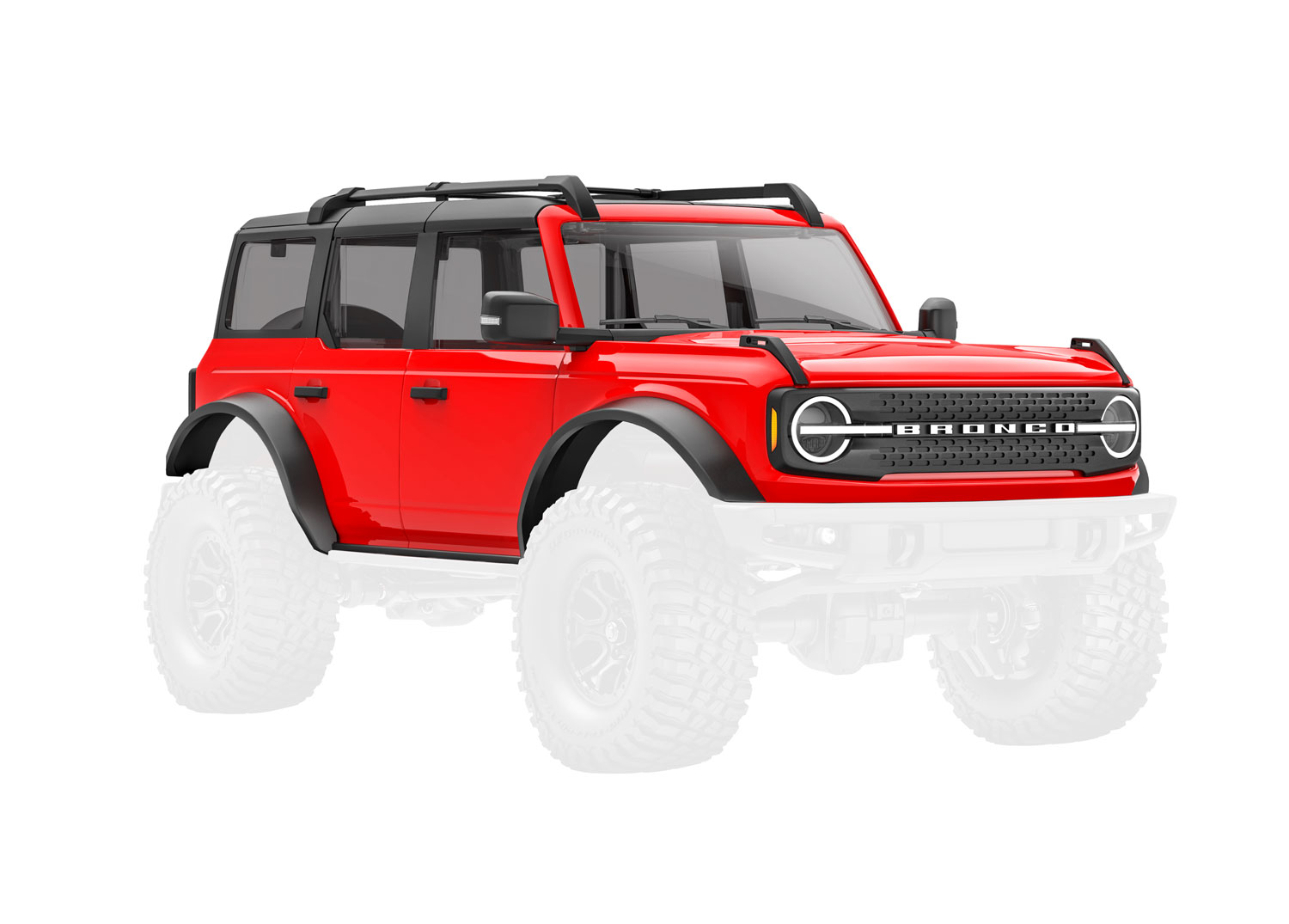 TRX-4M Ford Bronco Assembled Red Body