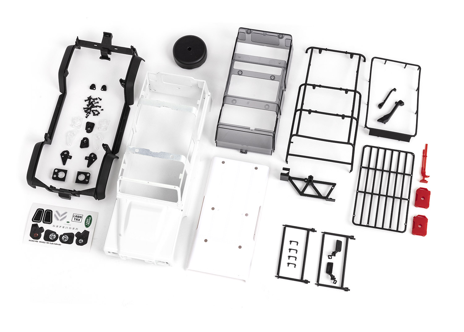 TRX-4M Land Rover Defender Unpainted Body & Frame