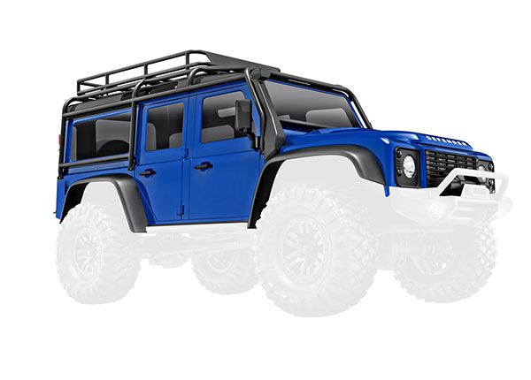 TRX-4M Land Rover Defender Assembled Blue Body