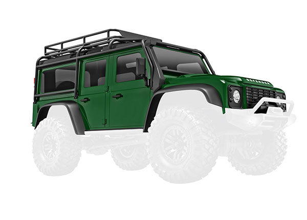 TRX-4M Land Rover Defender Assembled Green Body