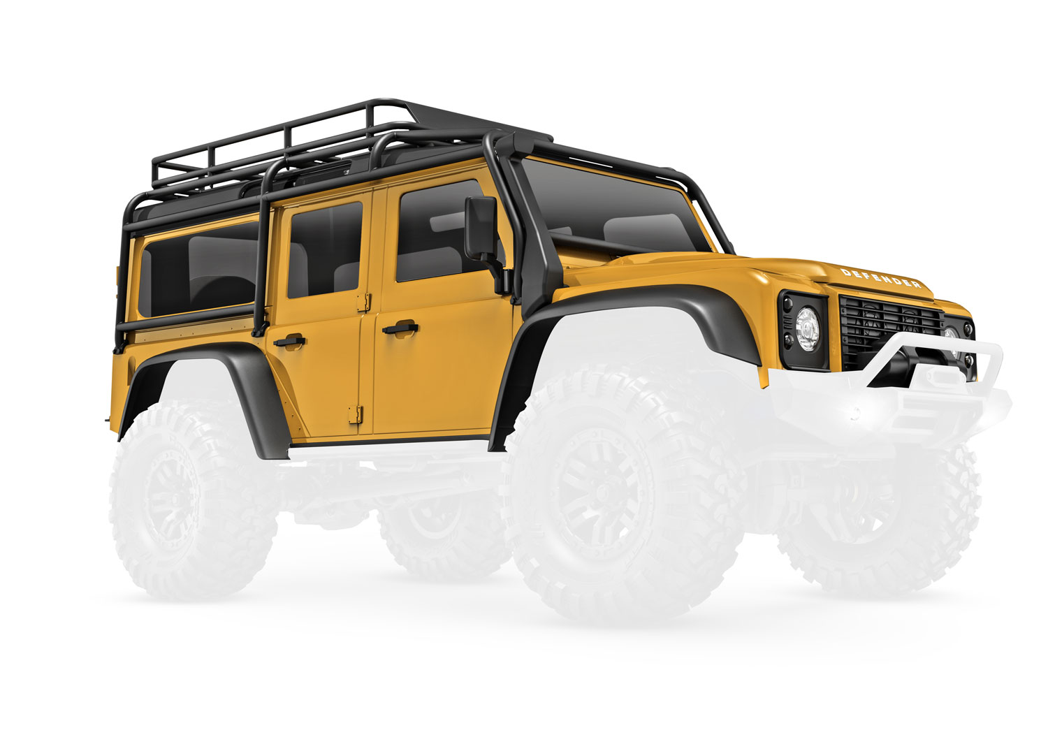 TRX-4M Land Rover Defender Assembled Tan Body