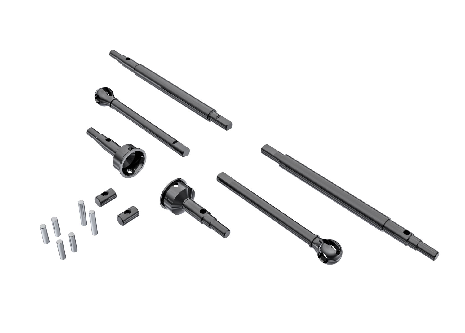 Hardened Steel Axle Set